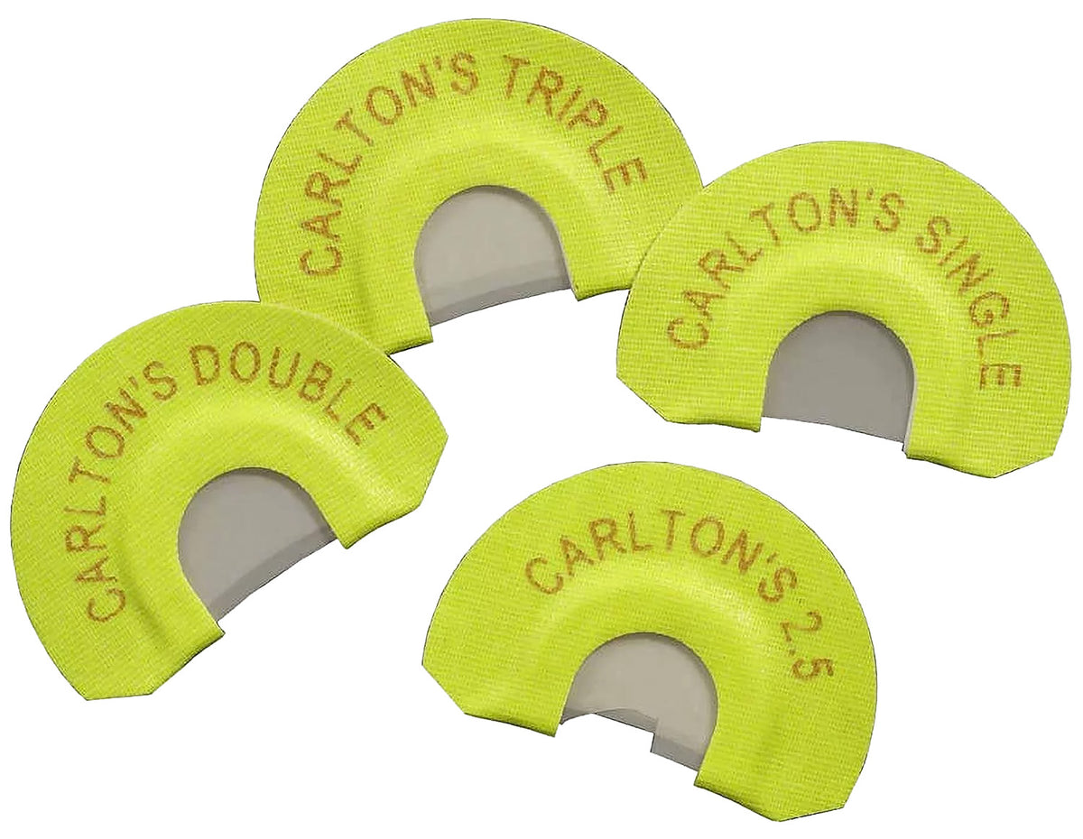 Wayne Carlton's 70314 Essential Elk 4-Pack Diaphragm Call Set with Premium Flex Reeds