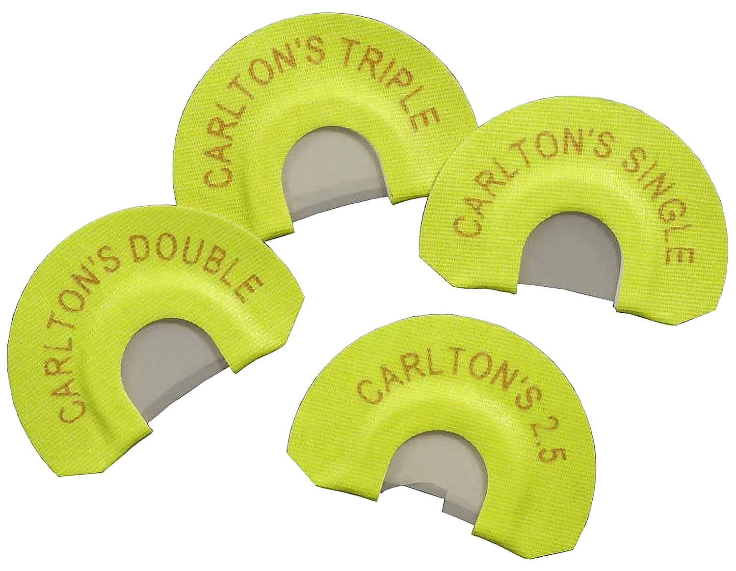 Wayne Carlton's 70314 Essential Elk 4-Pack Diaphragm Call Set with Premium Flex Reeds