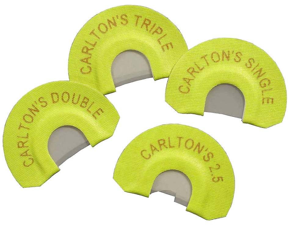 Wayne Carlton's 70314 Essential Elk 4-Pack Diaphragm Call Set with Premium Flex Reeds