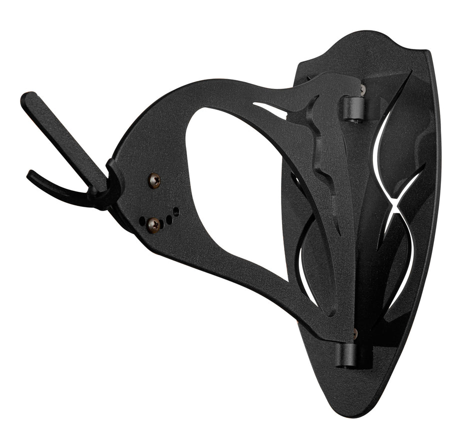 Skullhooker SKHBHASSYBLK Big Hooker XL European Game Trophy Hanger Black Steel
