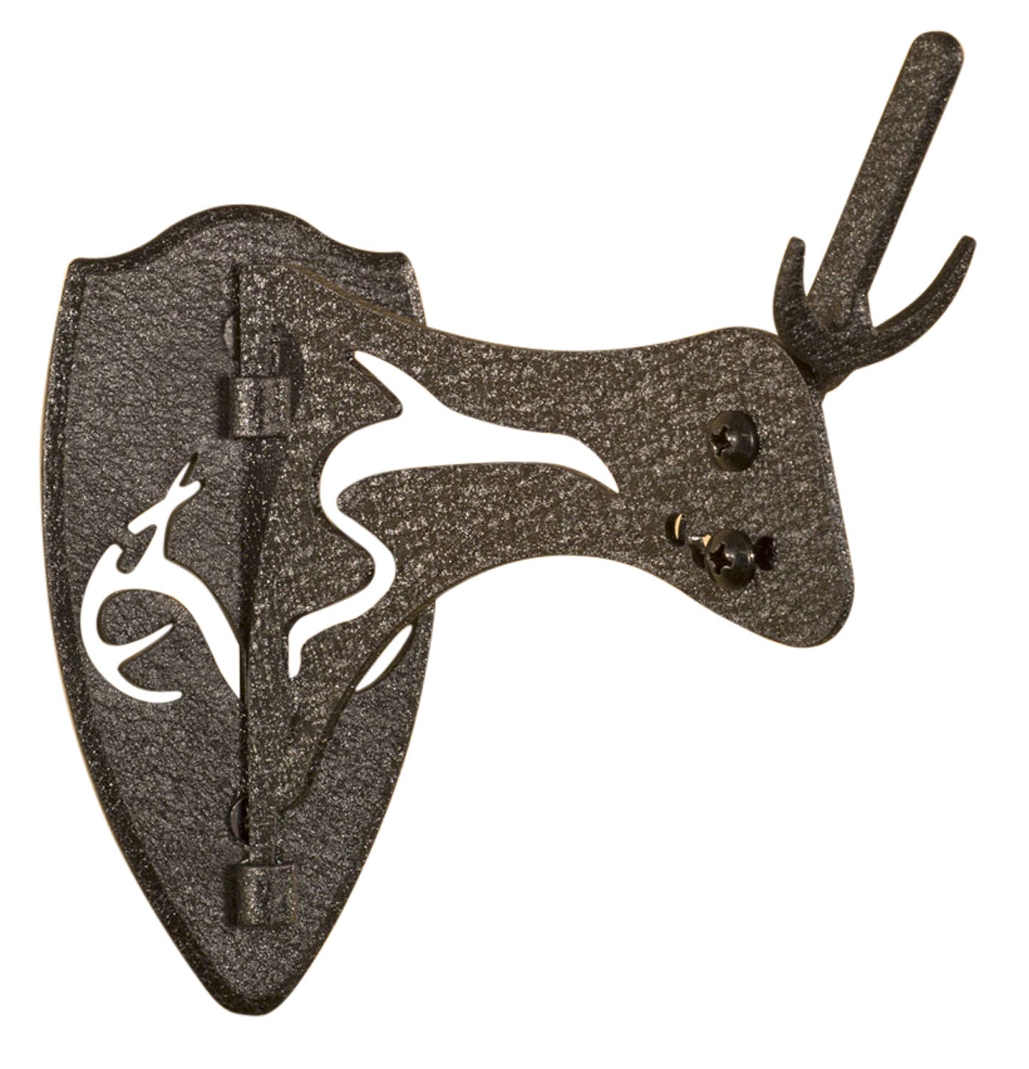 Skullhooker SKHRTLHASSYBLK Realtree Little Hooker European Game Trophy Hanger Black Steel