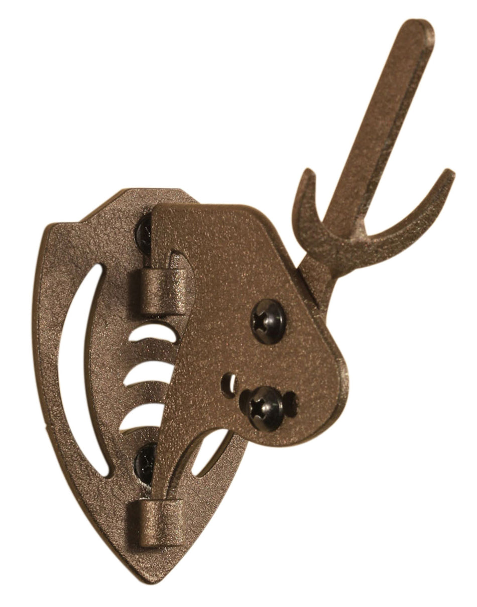 Skullhooker SKHMHASSYBRN Mini Hooker Skull Display Bracket Small/Mid-Size Game Brown