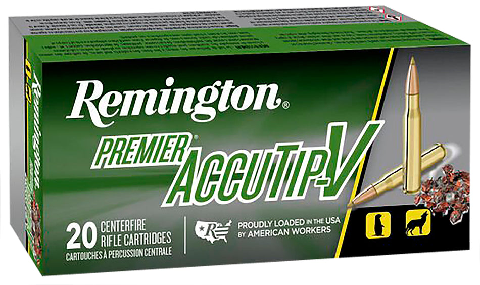 Remington .204 Ruger 29220 Premier AccuTip Pointed Soft Point AccuTip-V Boat Tail 40 Grain