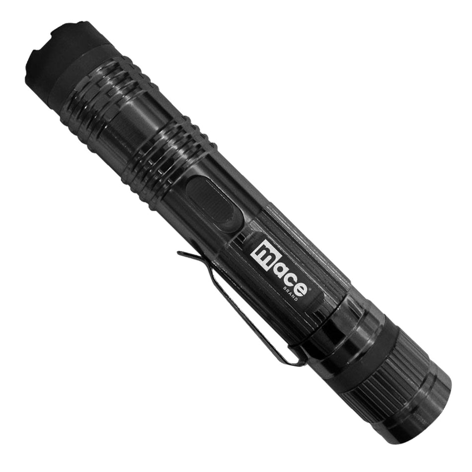 Mace 80534 Compact Black Stun Gun with Built-In LED Flashlight