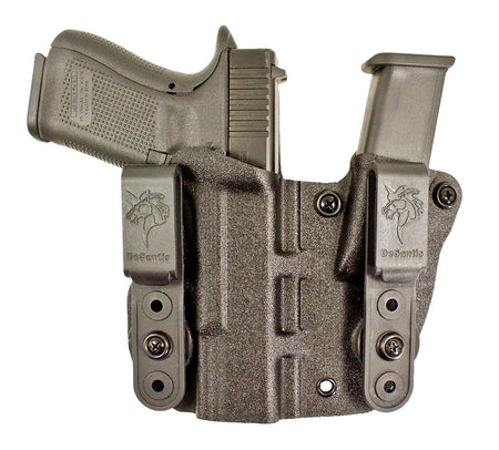DeSantis 160KA8BZ0 Hidden Truth Kydex AIWB Holster w/Mag Pouch Fits Glock 43 43X RH