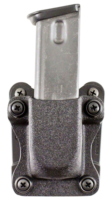DeSantis Gunhide A86KJKKZ0 Quantico OWB Single Magazine Pouch Black Kydex Sig P365 Compatible Ambi