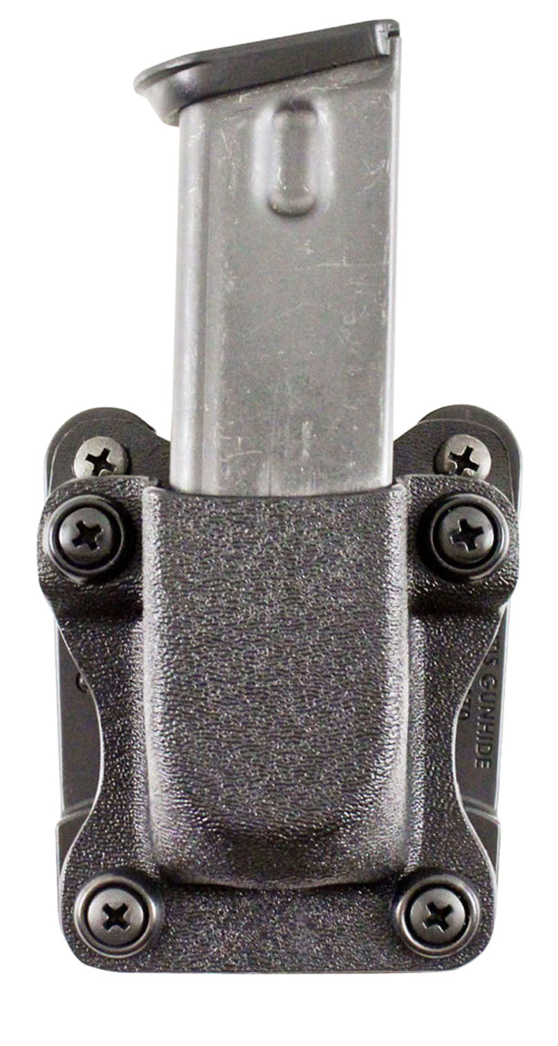 DeSantis Gunhide A86KJKKZ0 Quantico OWB Single Magazine Pouch Black Kydex Sig P365 Compatible Ambi