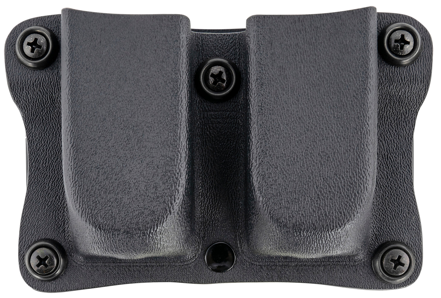 DeSantis Gunhide A87KJJJZ0 Quantico OWB Double Magazine Pouch Black Kydex Glock 17 or 19 Ambi
