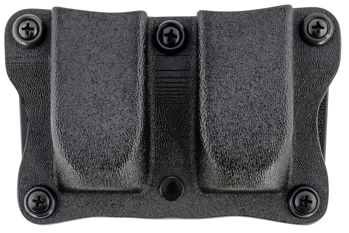 DeSantis Gunhide A87KJKKZ0 Quantico OWB Double Magazine Pouch Black Kydex Sig P365 Ambi