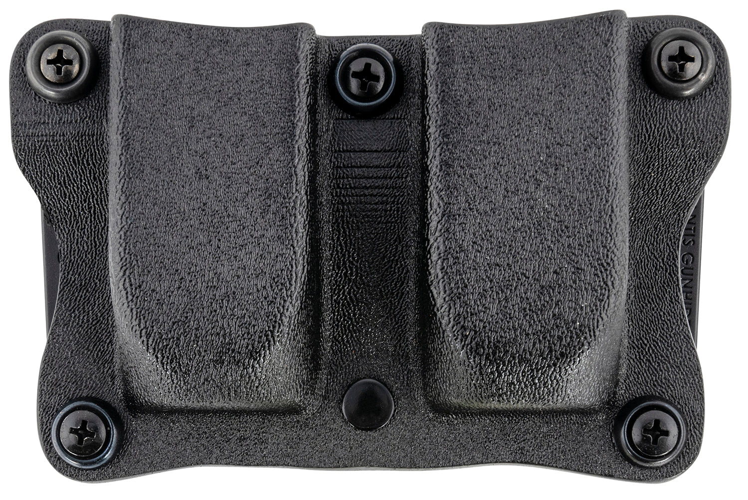 DeSantis Gunhide A87KJKKZ0 Quantico OWB Double Magazine Pouch Black Kydex Sig P365 Ambi