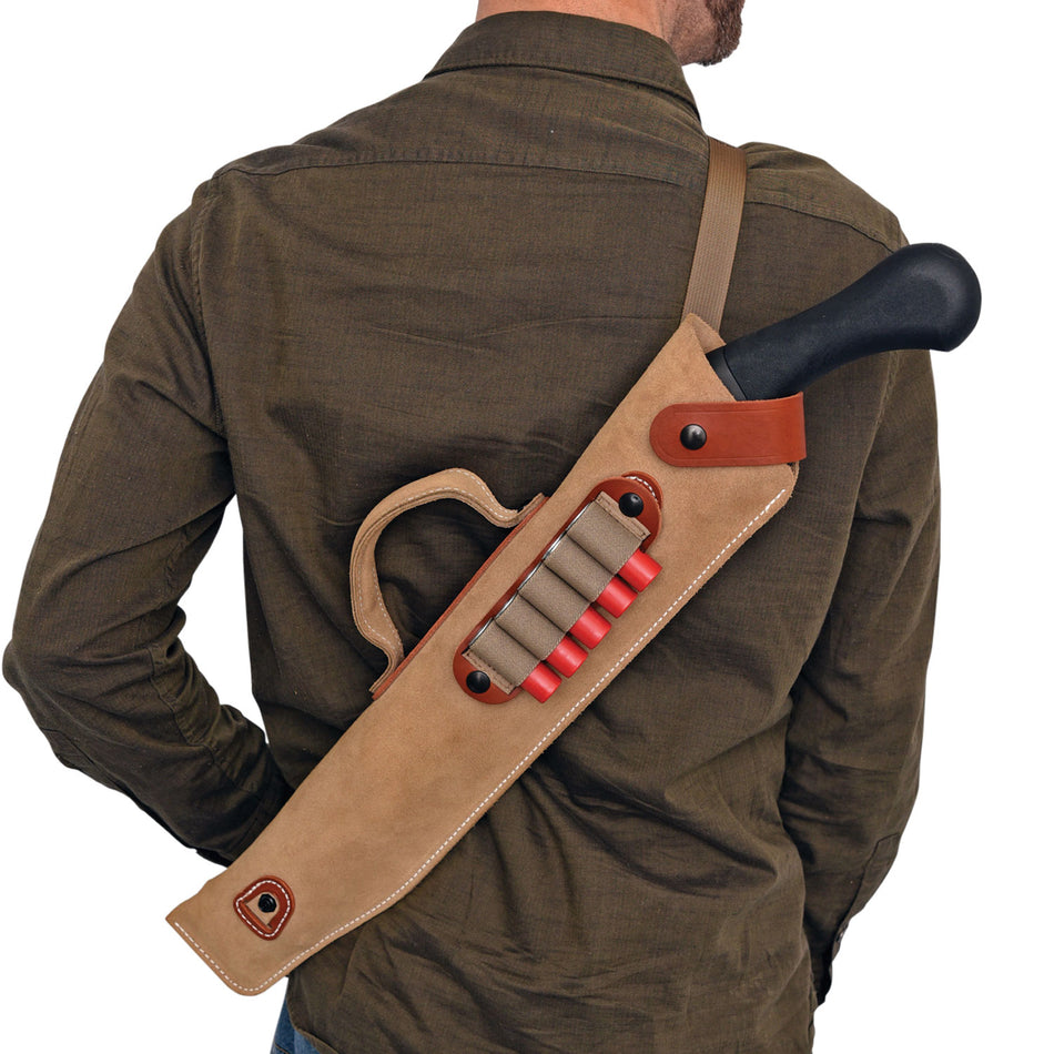 DeSantis Gunhide A88NJG1Z0 14" Kurz Natural Leather Shotgun Scabbard .410 Gauge