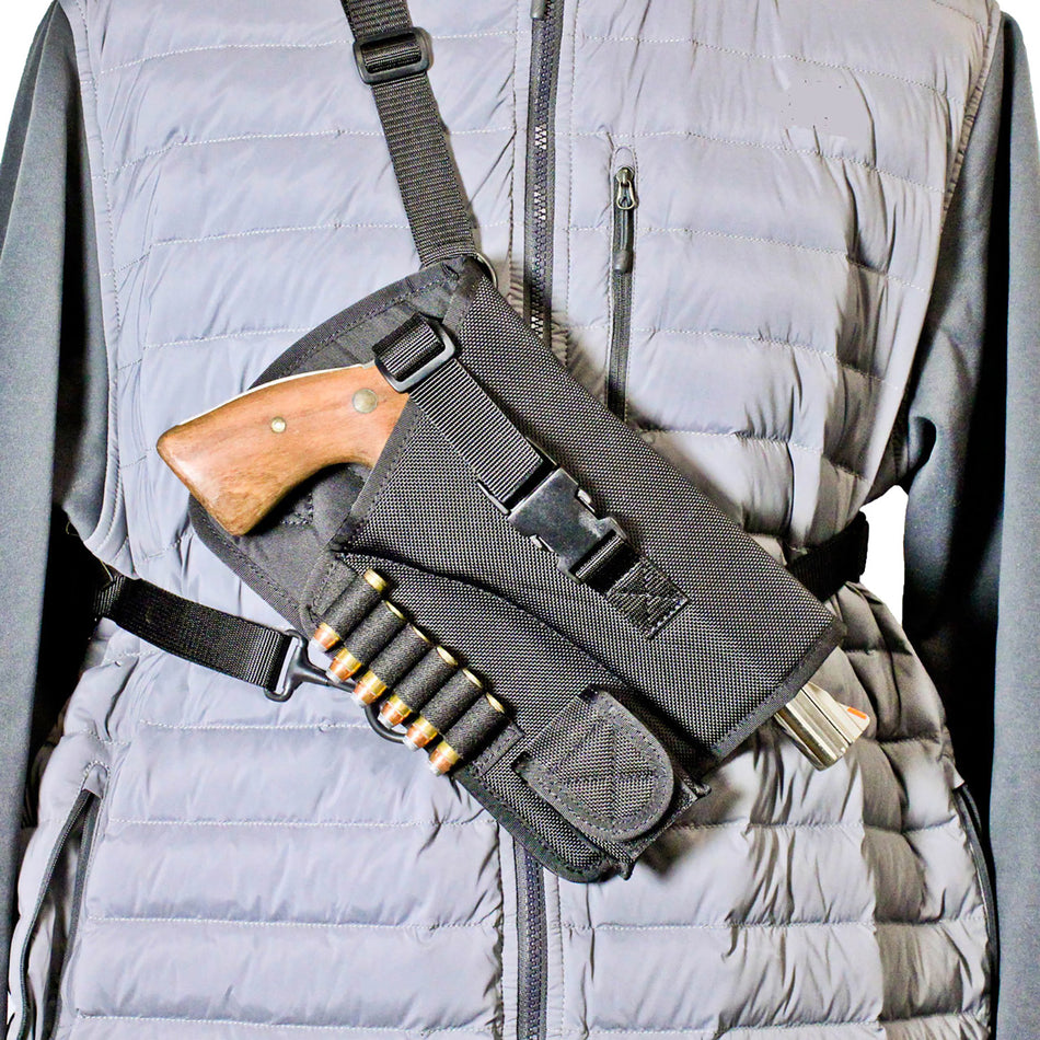DeSantis Yukon Hunting Rig Ballistic Nylon Shoulder Holster Ruger GP100 4 Inch RH