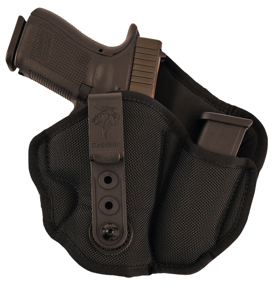DeSantis Inner Piece 2.0 AIWB Black Ballistic Nylon IWB Holster Fits Glock 42/43 Right Hand