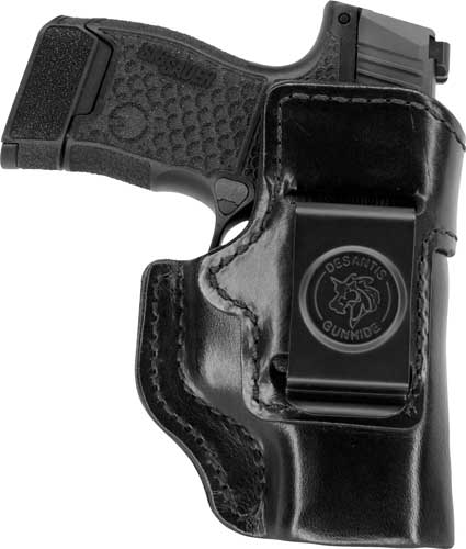DeSantis Inside Heat Right Hand Inside Waistband Leather Holster J Frame 2" Black
