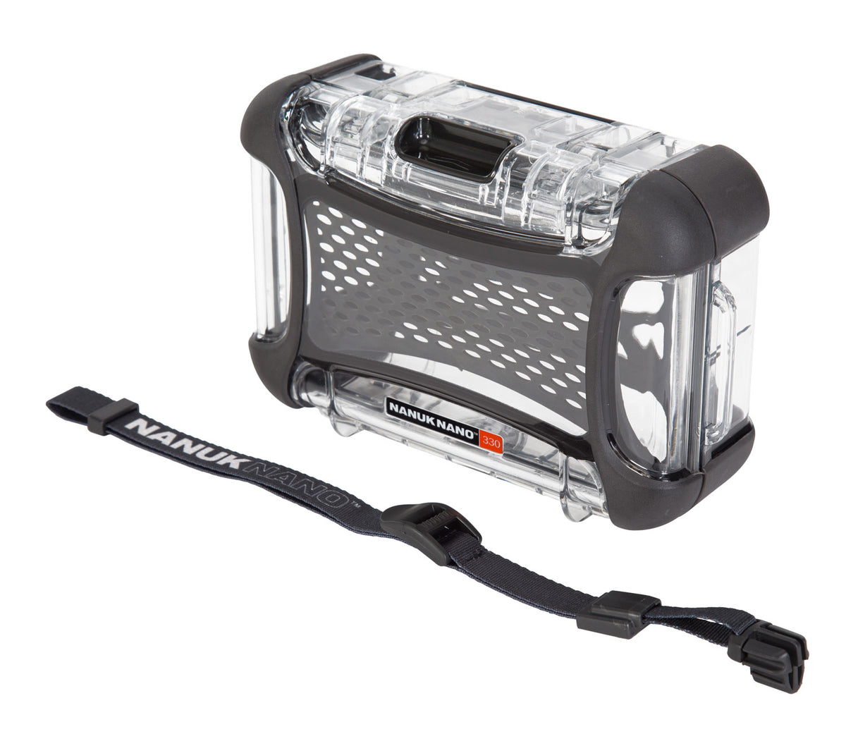 Nanuk 3300011 Nano 330 Clear Polycarbonate Protective Case with Carry Strap