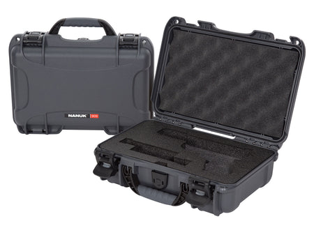 Nanuk 909GLOCK7 909 Graphite Pistol Case Compatible w/ Glock Handguns & 2 Magazines