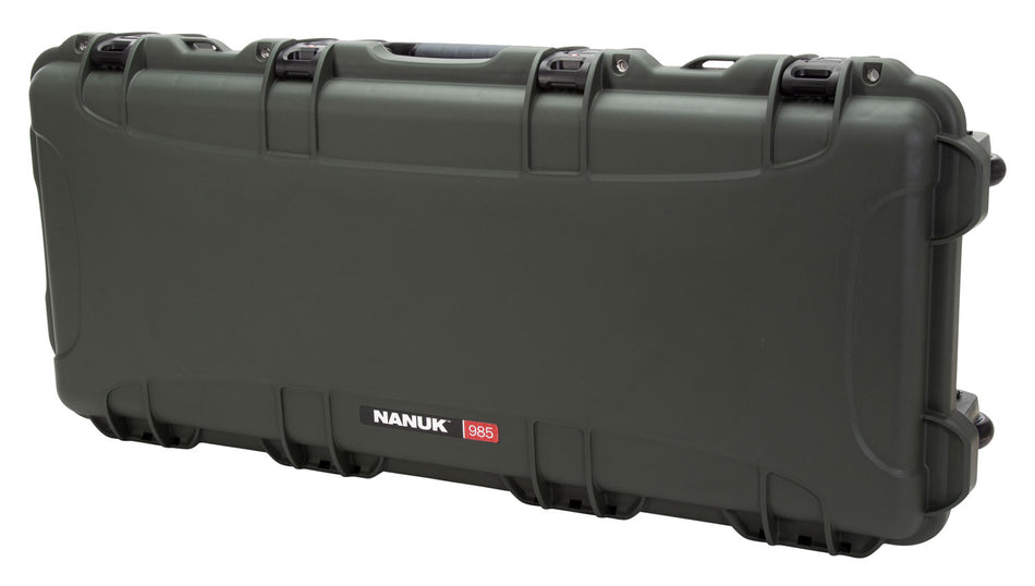 Nanuk 985TAK6 Olive Resin Takedown Hard Case with TSA Locks for Rifles & Shotguns