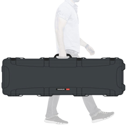 Nanuk 9951007 995 Graphite Polymer Hard Case with Lockable Latches and Foam Padding