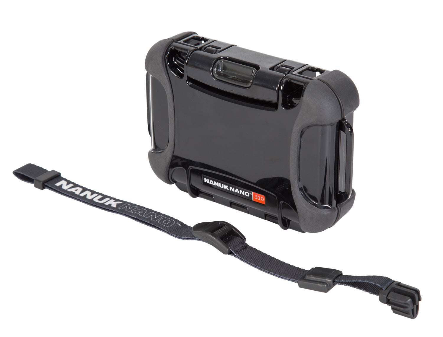 Nanuk 3100001 Nano 310 Black Polycarbonate Protective Case with SmartStrap