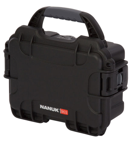 Nanuk 9031001 903 Black Resin Protective Case with Foam Insert and PowerClaw Latch