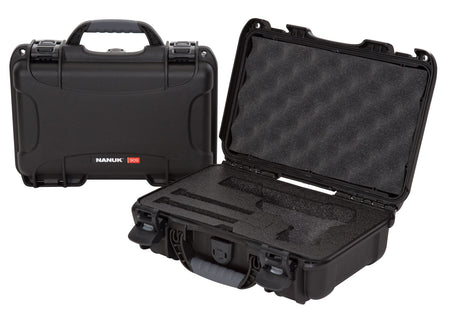 Nanuk 909CLASG1 909 Black Polyethylene Classic Gun Case with Closed-Cell Foam Padding