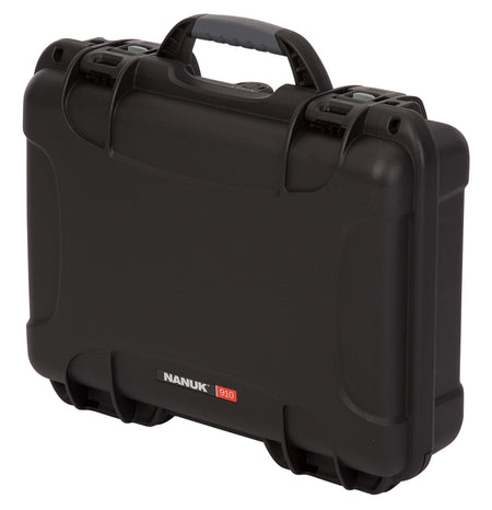 Nanuk 9101001 910 Black Resin Waterproof Case with Foam and PowerClaw Latches