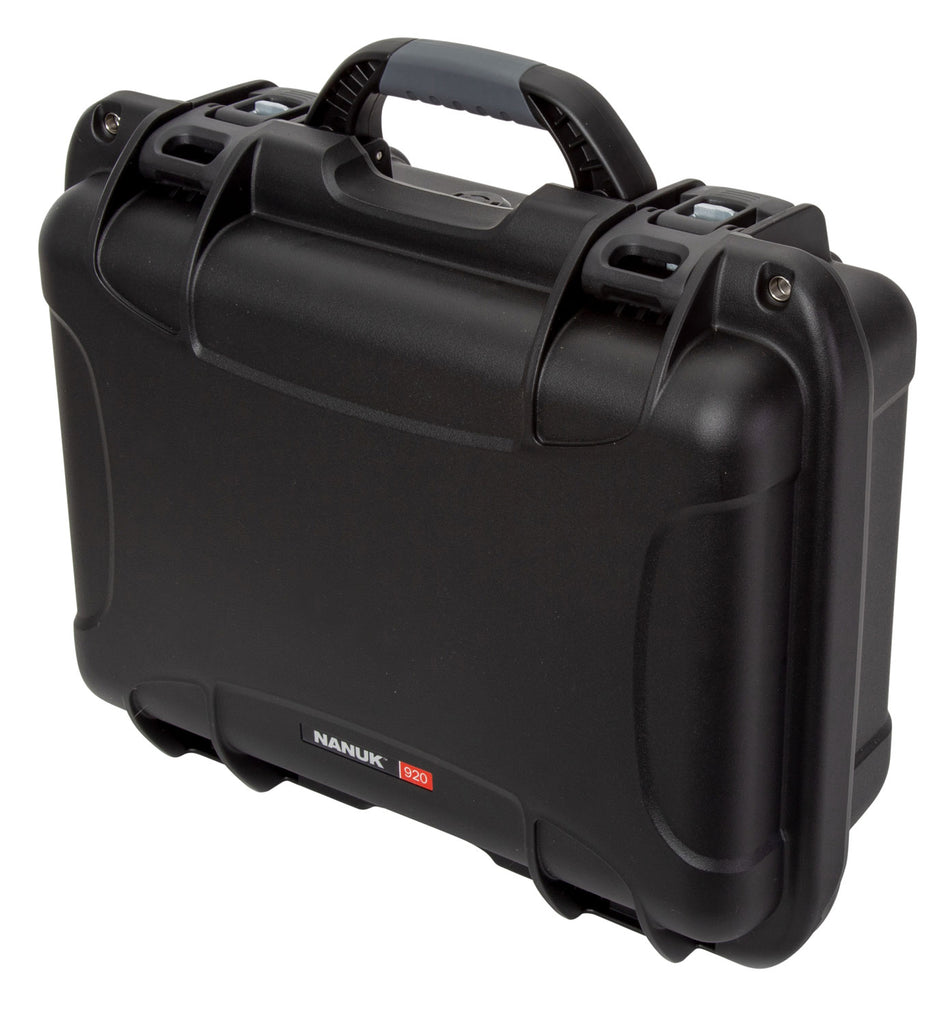 Nanuk 9201001 920 Black Polymer Protective Case with Foam and PowerClaw Latches