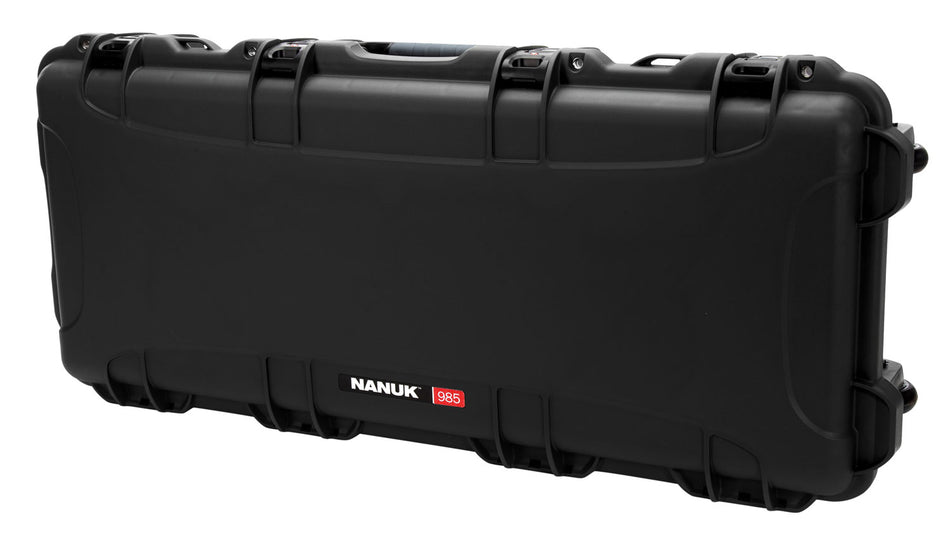 Nanuk 9851001 985 Black Polymer Tactical Rifle & Takedown Shotgun Hard Case