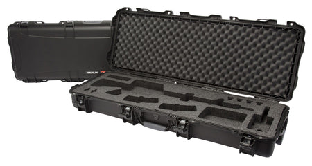 Nanuk 990AR01 990 Black Polymer AR-15 Rifle Hard Case with Foam and Wheels