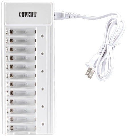 Covert Scouting Cameras Rapid Charger 2038 12 Bay AA Rechargeable Battery Charger