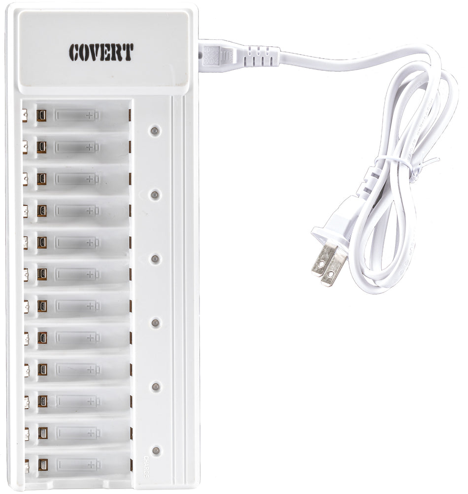 Covert Scouting Cameras Rapid Charger 2038 12 Bay AA Rechargeable Battery Charger