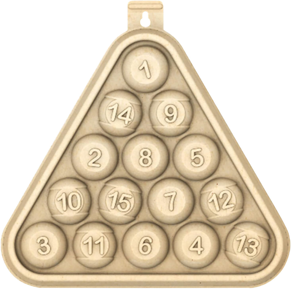 Birchwood Casey 3D Pool Rack Range Target 15.75" x 15.75" x 2.25" Tan Recycled Material 3 Pack