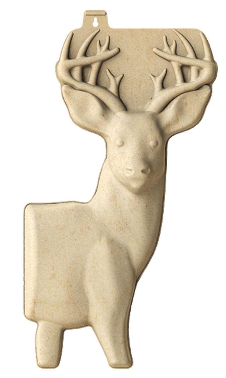 Birchwood Casey 3D Deer Range Target 31.25" x 17" x 4" Tan Recycled Material 3 Pack