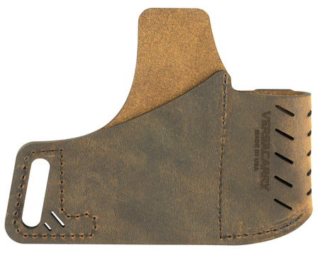 Versacarry 62103 Commander Outside Waistband Holster Size 3 Brown Leather Fits Sig P290 Right Hand