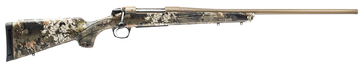 CVA Cascade 350 Legend Rifle, 22" FDE Cerakote Threaded Barrel, Veil Wideland Stock, Right Hand