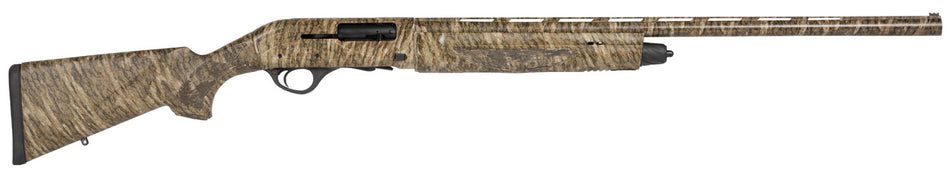 Escort HEPS122805BL PS Full Size 12 Gauge Semi-Auto Shotgun, 3" Chamber, 4+1 Capacity, 28" Mossy Oak Bottomland Vent Rib Barrel, Adjustable Synthetic Stock, Right Hand