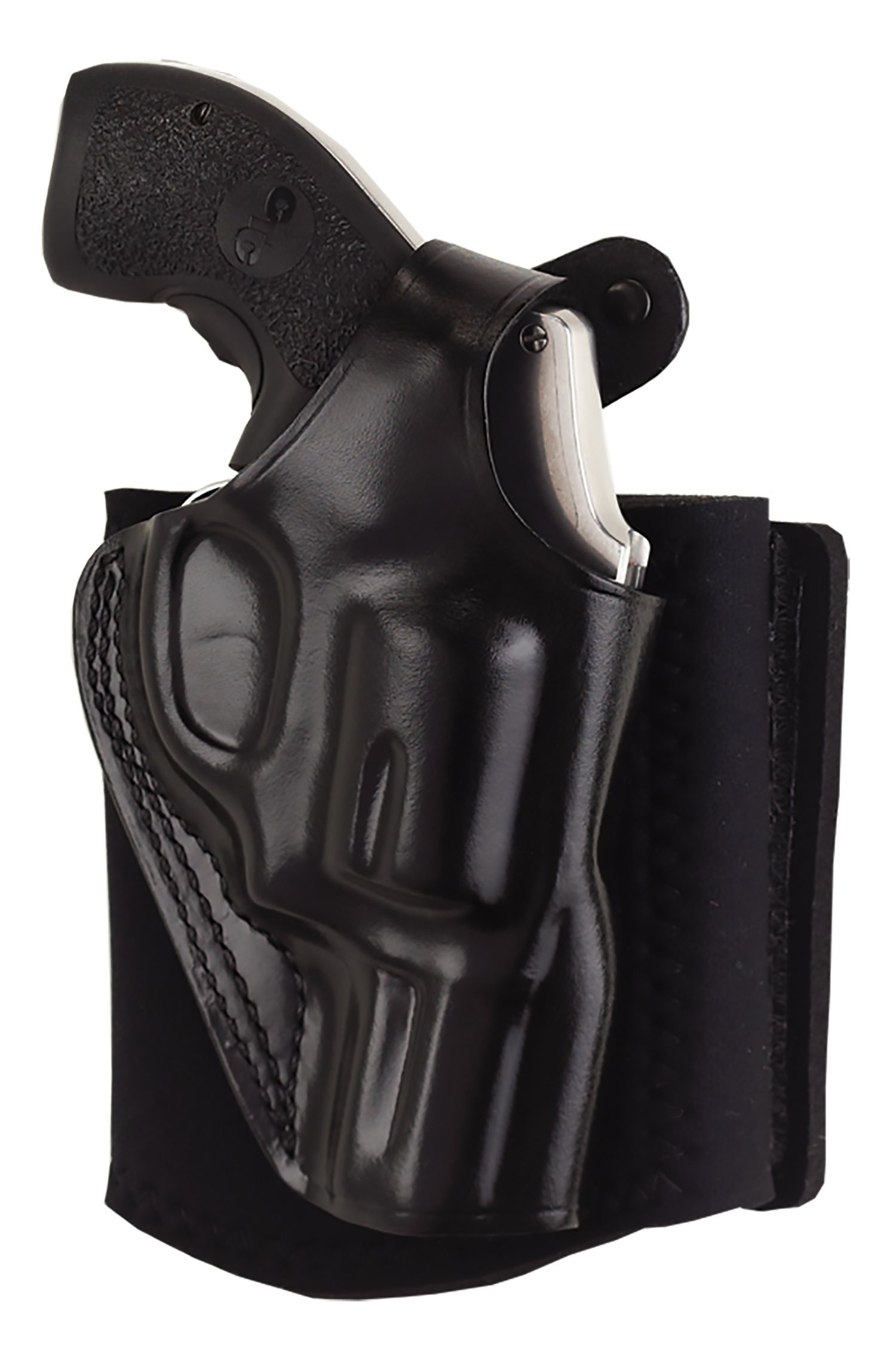 Galco AG870RB Ankle Glove Right Hand Ankle Holster - Black Leather, Hook & Loop, Sig P365/P365XL, Up to 13" Ankle