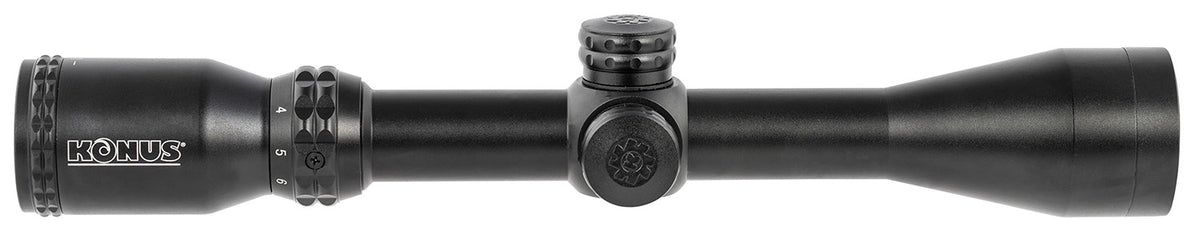 Konus 7278 KonusPro 275 Black 3-9x40mm 1" Tube Engraved Ballistic Dot Reticle for Muzzleloader