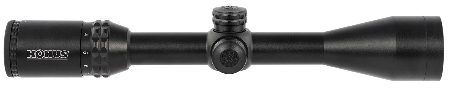 Konus 7279 KonusPro 275 Black 3-10x44mm 1" Tube Dual Illuminated Blue/Red Ballistic 275 Dot Reticle Muzzleloader