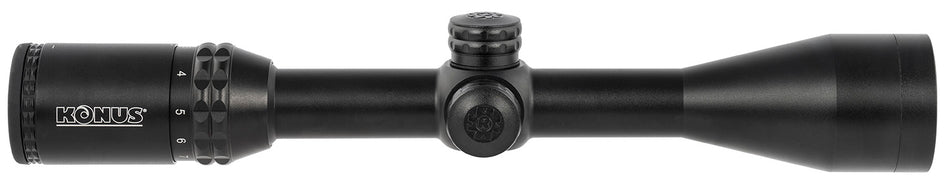 Konus 7279 KonusPro 275 Black 3-10x44mm 1" Tube Dual Illuminated Blue/Red Ballistic 275 Dot Reticle Muzzleloader