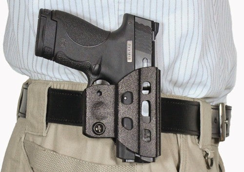 DeSantis Champ Outside Waistband Holster Kydex Ambi S&W M&P Shield 9mm Black