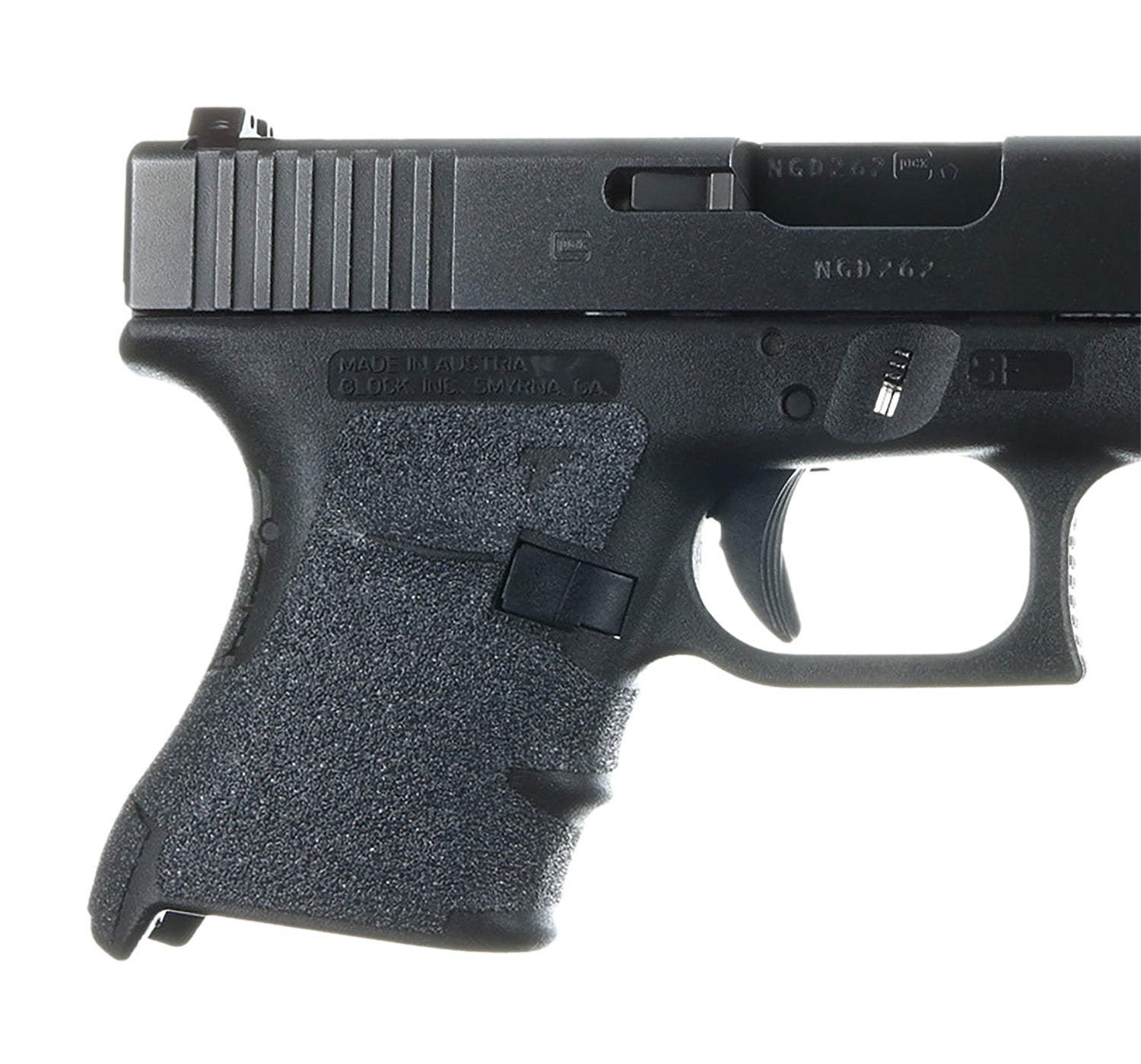 Talon Grips 106G Black Granulate Stick-On Grip Wrap, Glock 29/30 Gen3