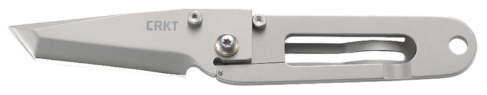 CRKT K.I.S.S. 5500 2.25" Tanto Folding Knife Bead Blasted SS Blade and Handle