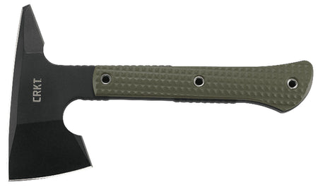 CRKT Jenny Wren 2726 Compact Outdoor Tomahawk with Spike Green GRN Handle 10.06" OAL