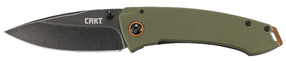 CRKT Tuna 2520 3.22" Folding EDC Knife Stonewashed Stainless Blade with Pocket Clip