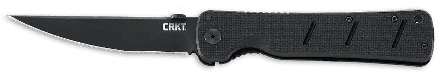 CRKT Otanashi noh Ken 2906 4.52" Folding Clip Point AUS-8A SS Blade with Pocket Clip