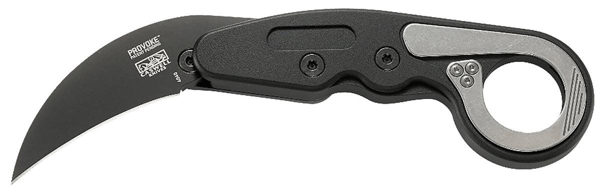 CRKT Provoke 4040 2.41" Kinematic Folding Karambit Knife Black TiN D2 Blade with Clip