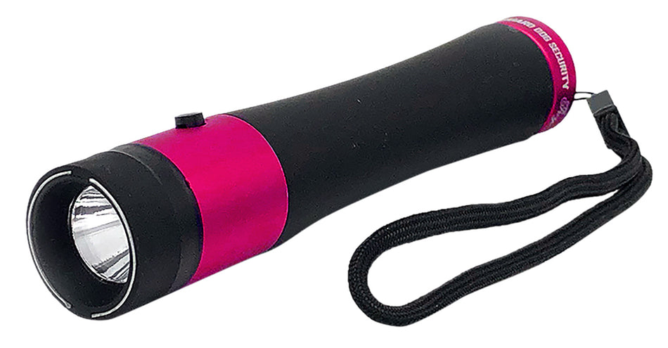 Guard Dog SGGDI200HVPK Ivy Black/Pink Concealed Stun Gun with Flashlight