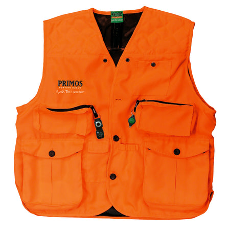 Primos GunHunter's Vest Size XL Blaze Orange LED Light and Compass