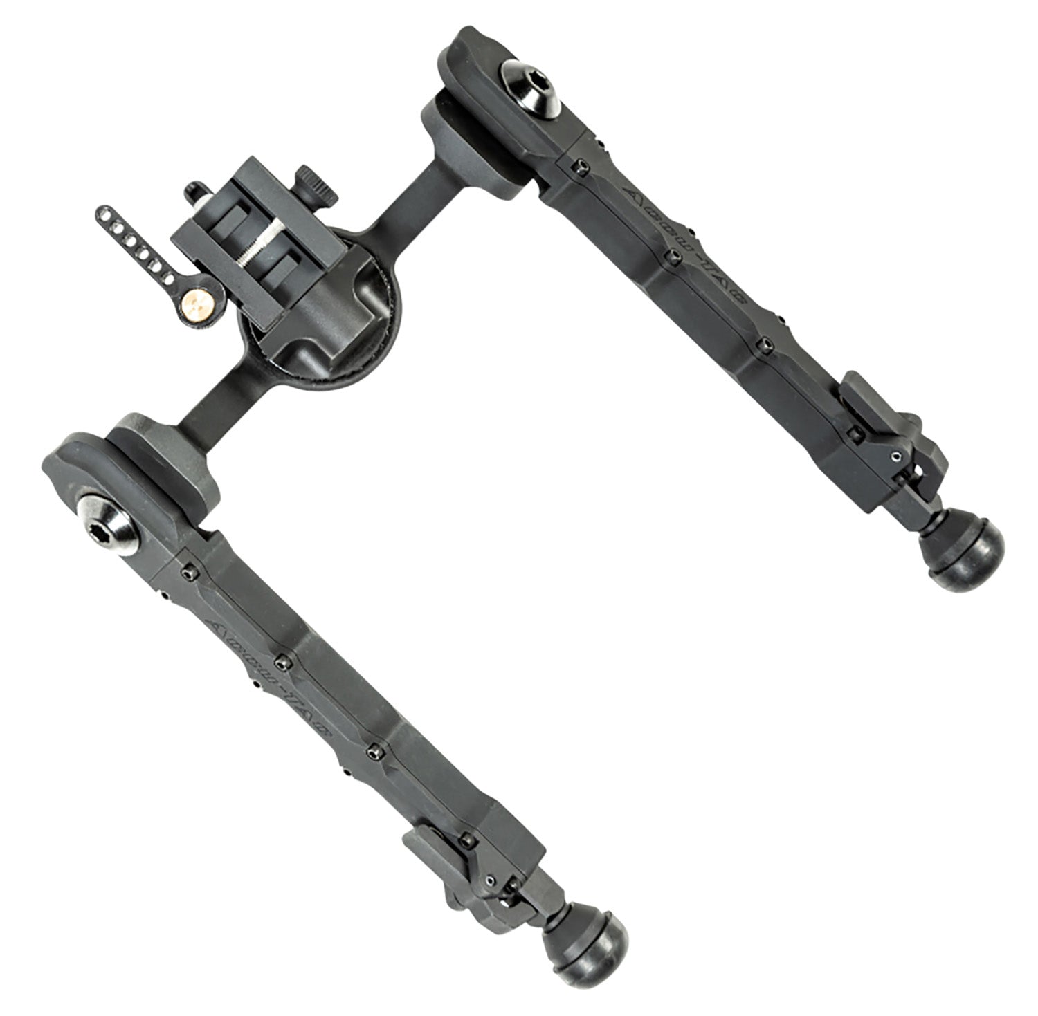 Accu-Tac FC-5 G2 Picatinny Bipod 6 to 10.60 Inch Black Anodized Aluminum with Steel Feet